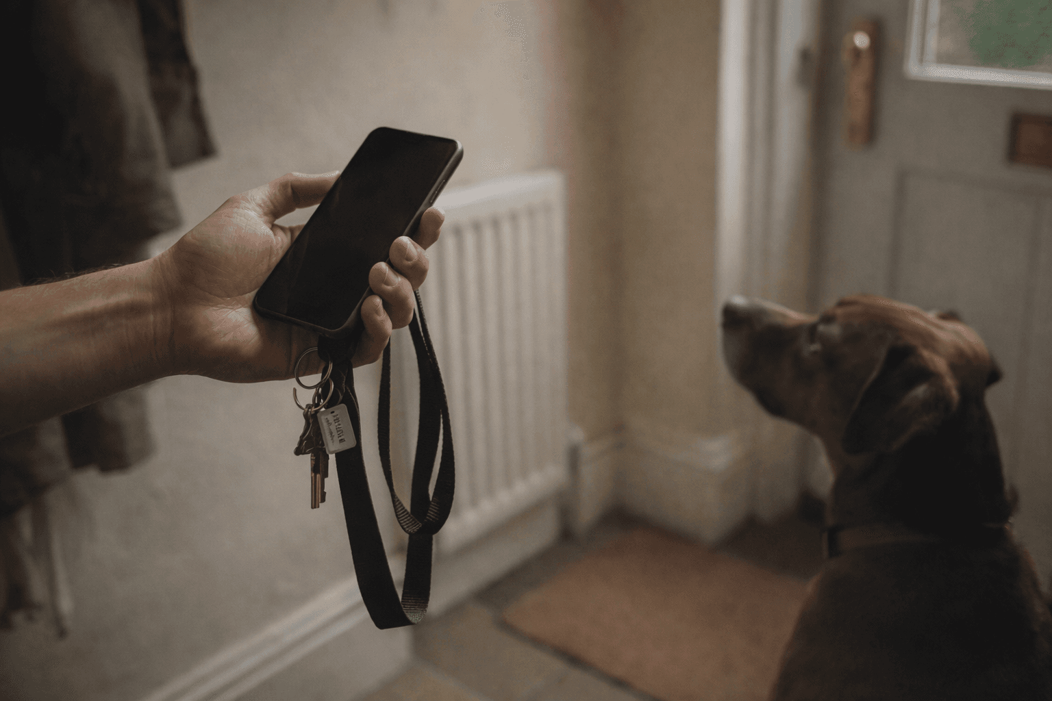 A calm, practical dog care moment at home in Saltaire & Shipley.